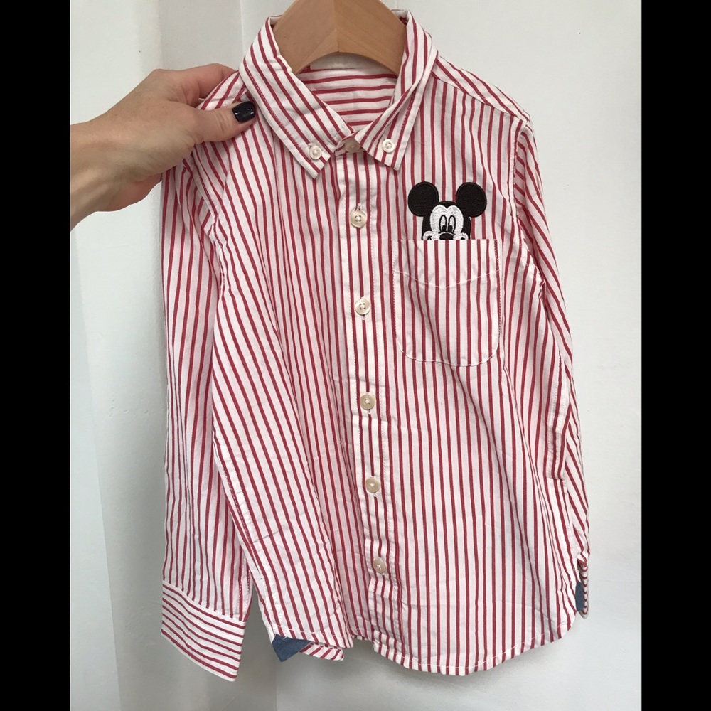 Button down Mickey shirt